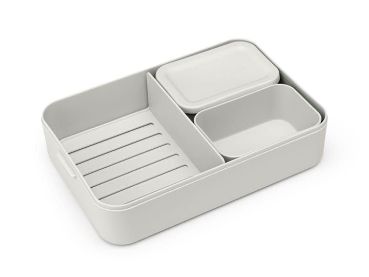 Make & Take bento matboks stor 2 L, Lysegrå Brabantia