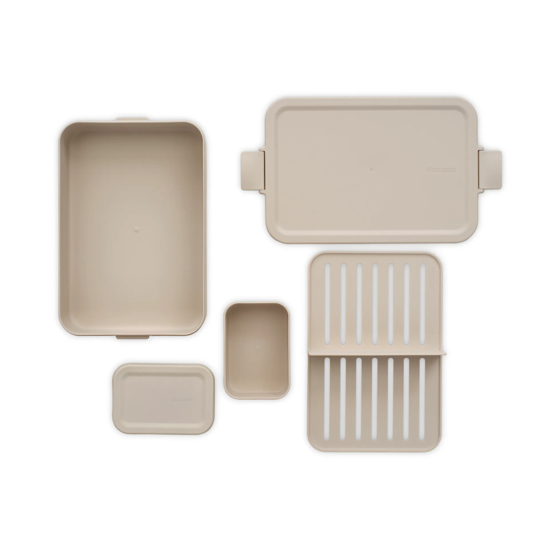 Make & Take bento matboks stor 2 L, Soft Beige Brabantia