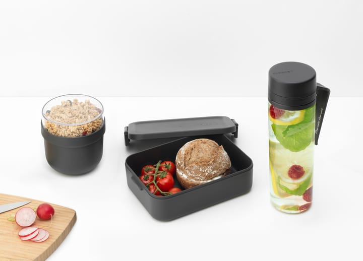Make & Take frokost- og lunsjsett 3 deler, Mørkegrå Brabantia