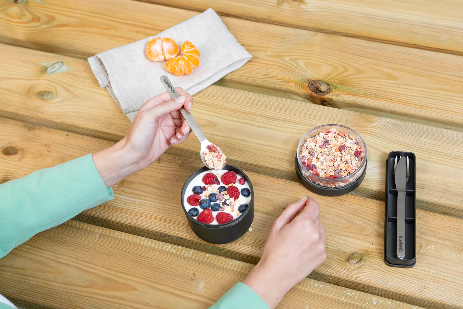 Make & Take frokostskål 0,5 L, Mørkegrå Brabantia