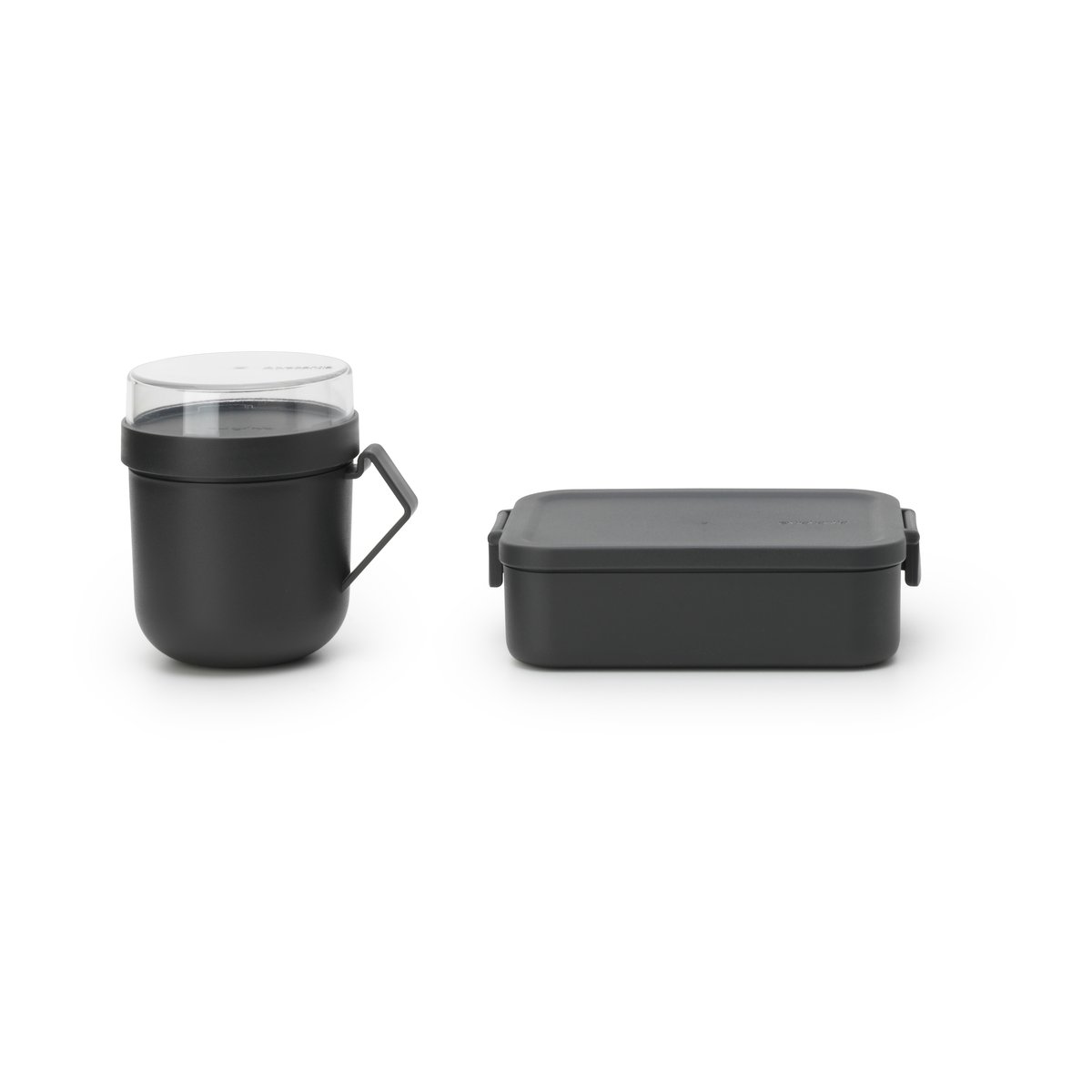 Brabantia Make & Take lunsjsett 2 deler Mørkegrå