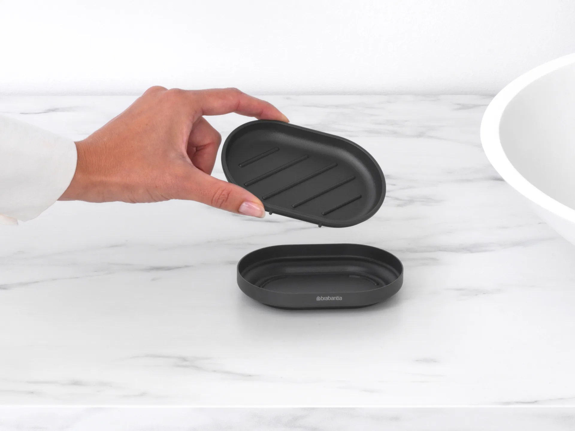 MindSet Såpekopp, Mineral Infinite Grey Brabantia