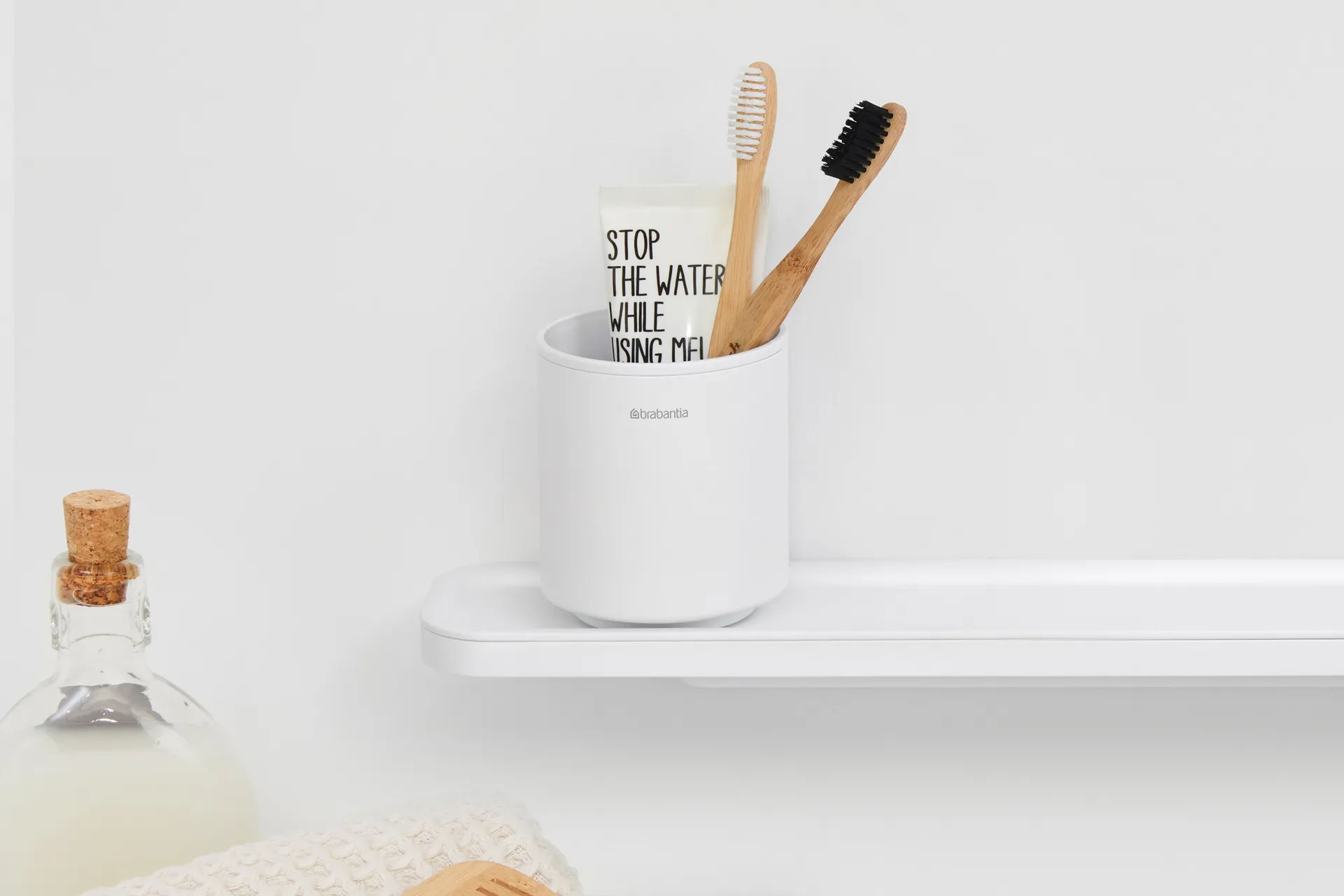 MindSet Tannbørsteholder, Mineral Fresh White Brabantia