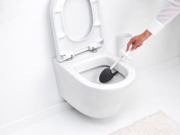 MindSet Toalettbørste med Holder - Mineral Fresh White, silicone - Brabantia