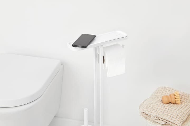 MindSet Toalettbutler, Mineral Fresh White, silicone Brabantia