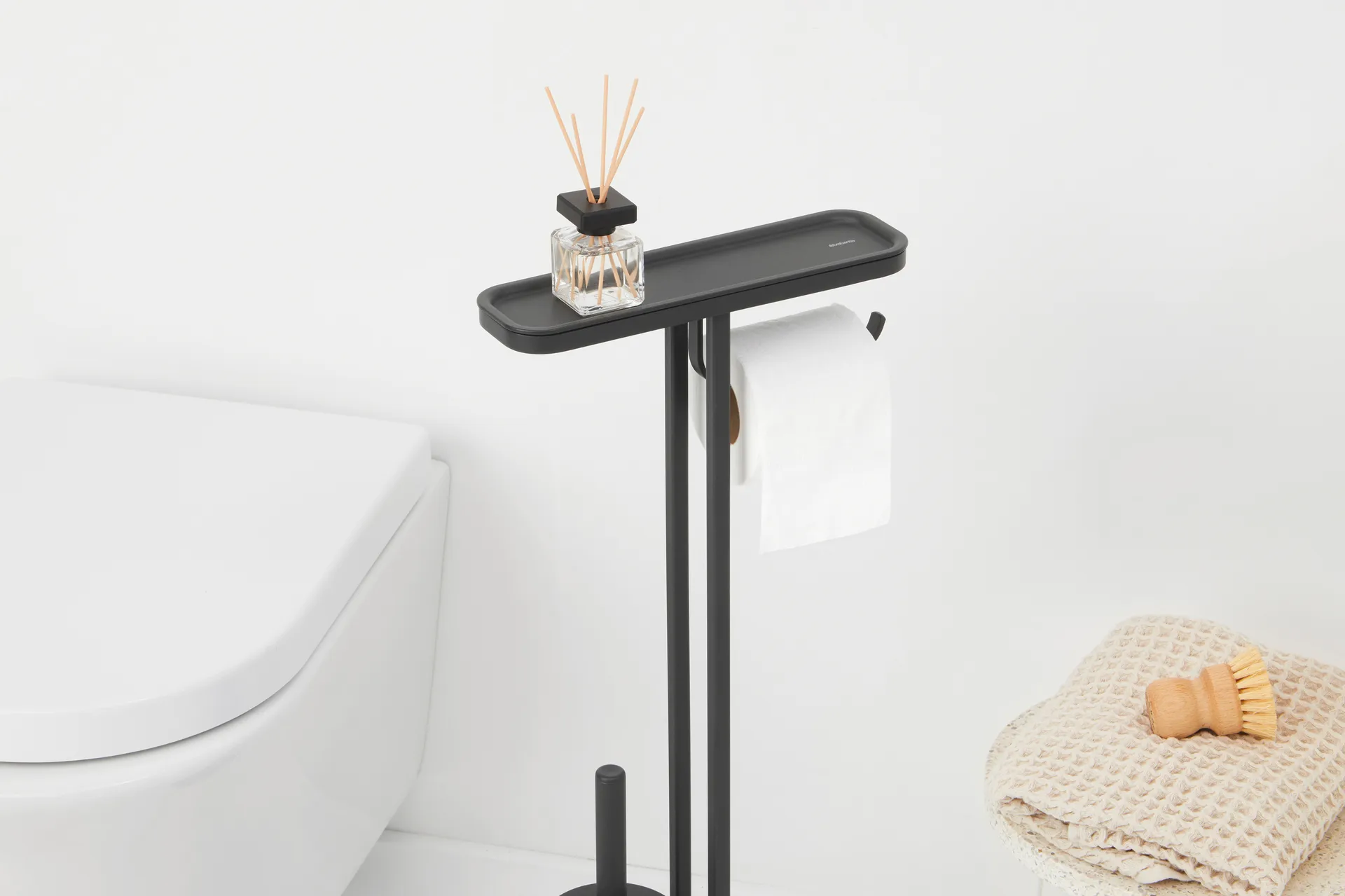 MindSet Toalettbutler, Mineral Infinite Grey, silicone Brabantia