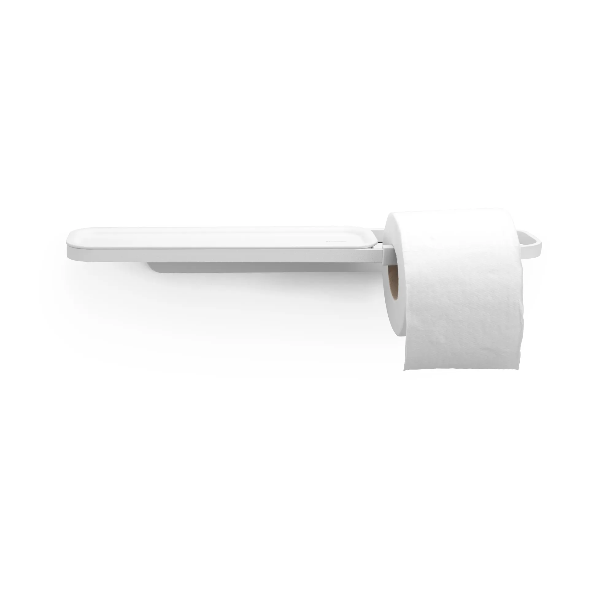 MindSet Toalettpapirholder med Hylle, Mineral Fresh White Brabantia