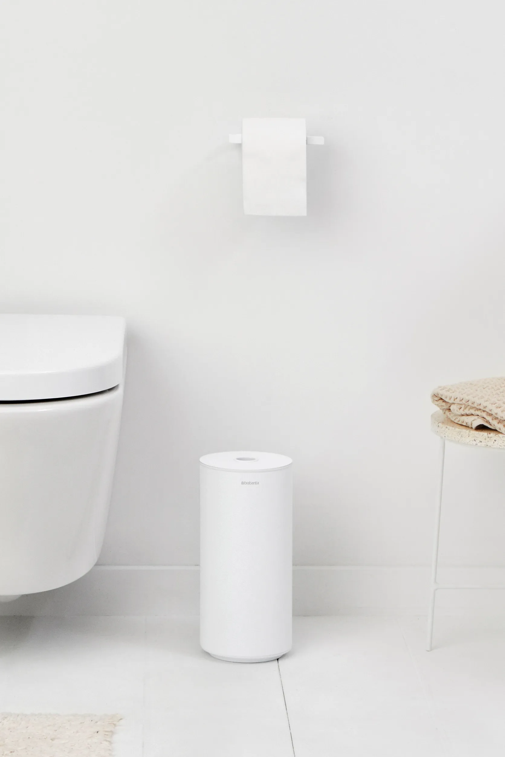 MindSet Toalettrullbeholder, Mineral Fresh White Brabantia