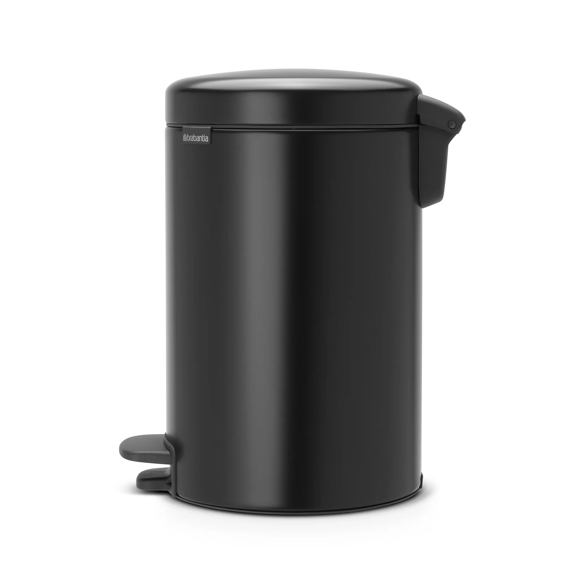 New Icon pedalbøtte 12 liter, matt black (svart) Brabantia