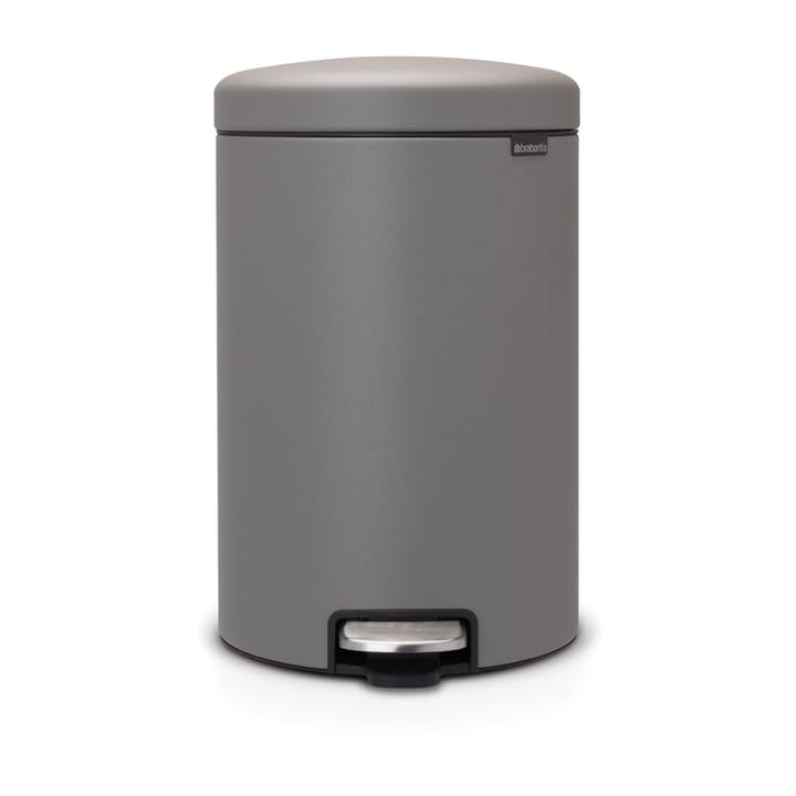 New Icon pedalbøtte 20 liter - Mineral concrete grey - Brabantia