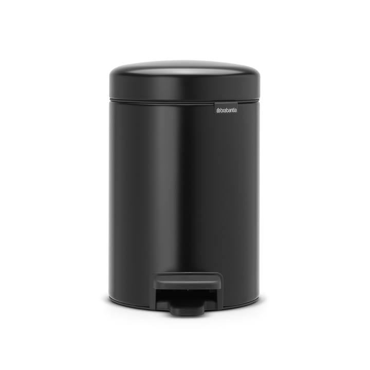 New Icon pedalbøtte 3 liter - matt black (sort) - Brabantia