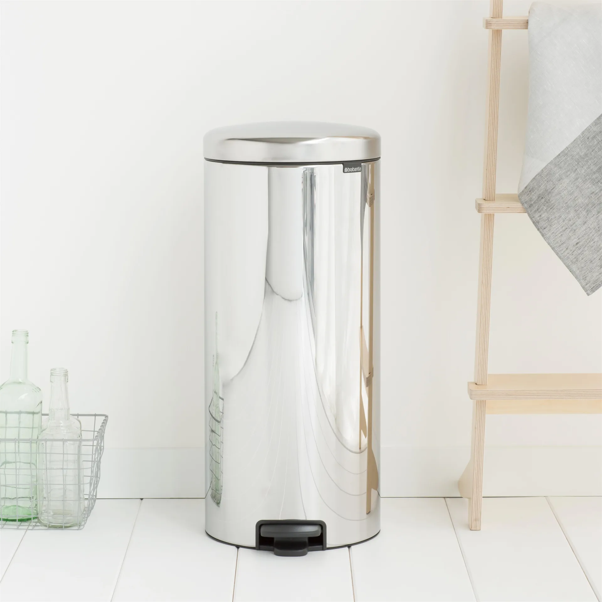 New Icon pedalbøtte 30 liter, matt steel Brabantia