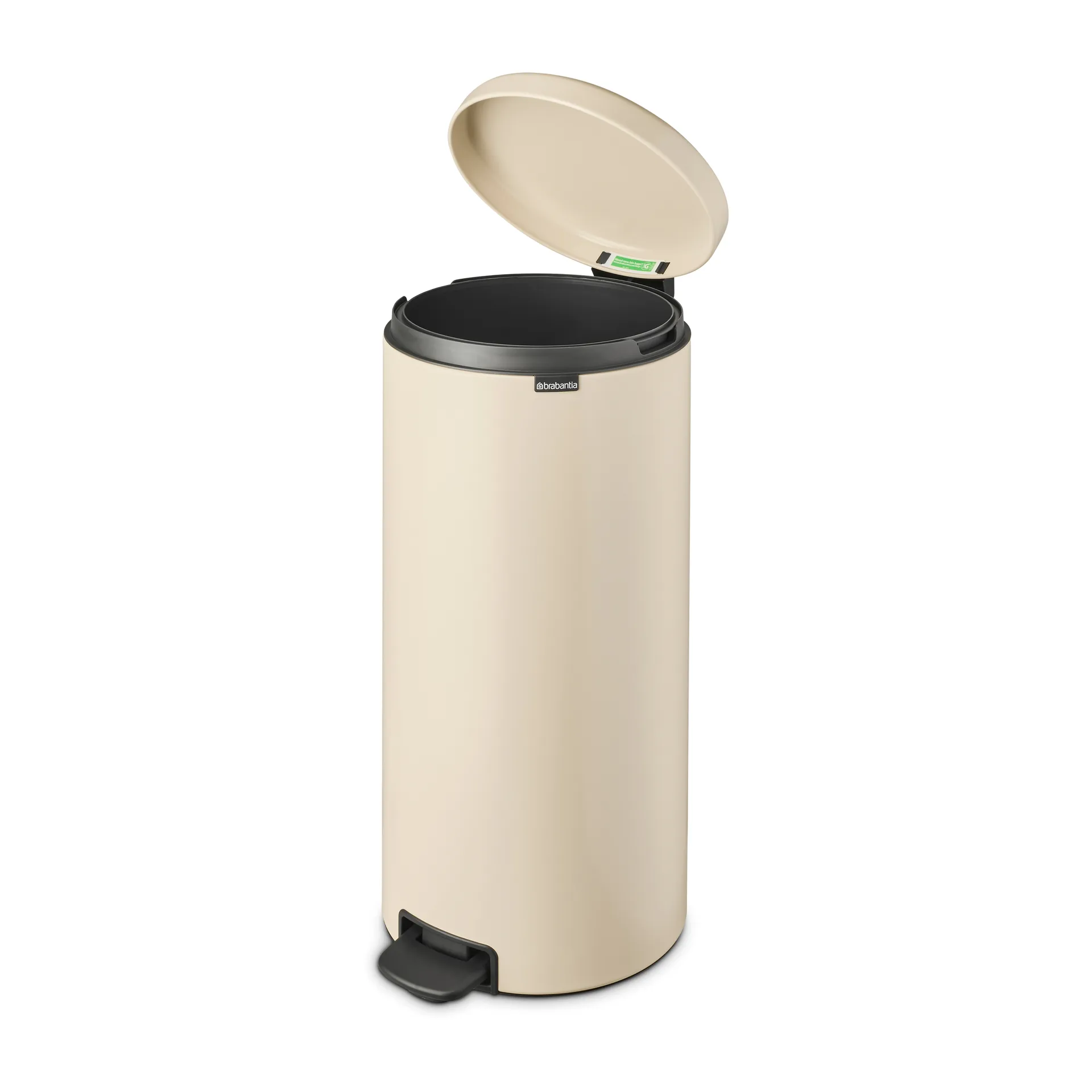 New Icon pedalbøtte 30 liter, Soft beige Brabantia