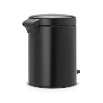 New Icon pedalbøtte 5 liter - matt black (sort) - Brabantia