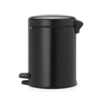 New Icon pedalbøtte 5 liter - matt black (sort) - Brabantia