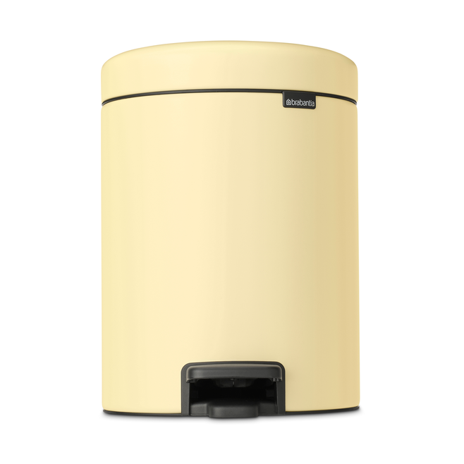 Brabantia New Icon pedalbtte 5 liter Mellow Yellow | Skandinavisk Design | Pedalbøtter | Gul