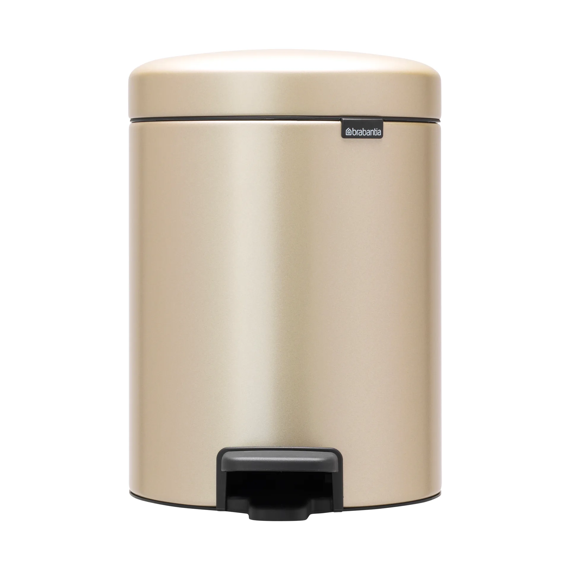 New Icon pedalbøtte 5 liter, Metallic Gold Brabantia