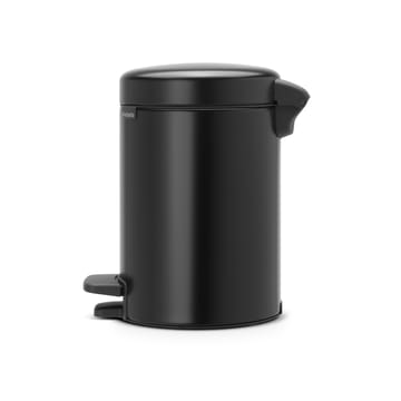 New Icon pedalbøtte plastinnerbøtte 3 liter - matt black (sort) - Brabantia