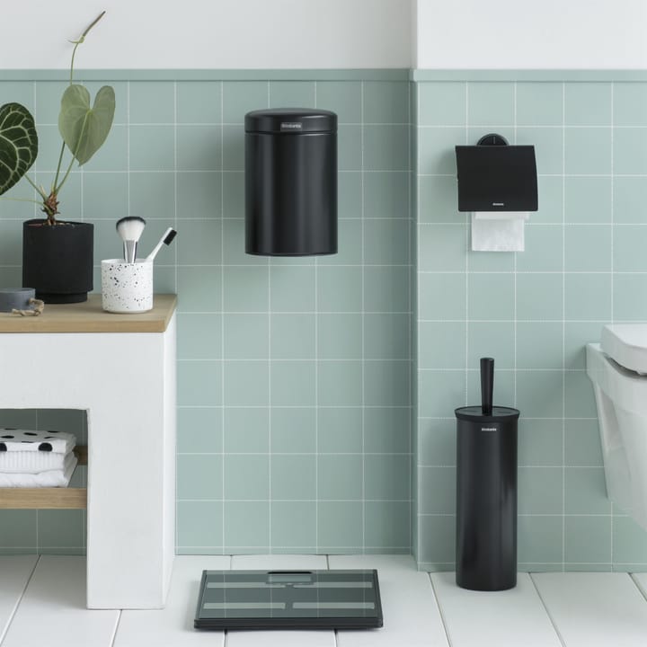 New Icon veggbøtte 3 liter, matt svart Brabantia