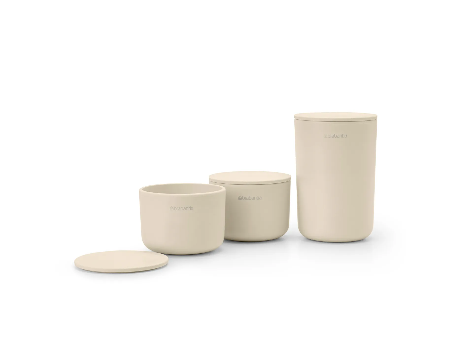 ReNew oppbevaringsbokser 3-pk, Soft Beige Brabantia