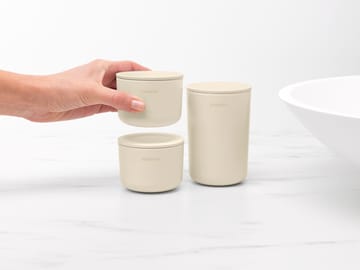 ReNew oppbevaringsbokser 3-pk - Soft Beige - Brabantia