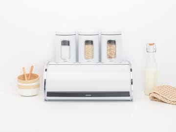 Roll Top brødboks middels - Hvit - Brabantia