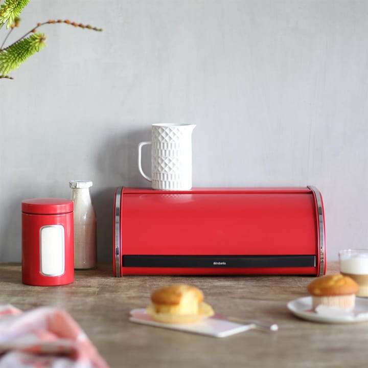Roll Top brødboks middels, passion red Brabantia