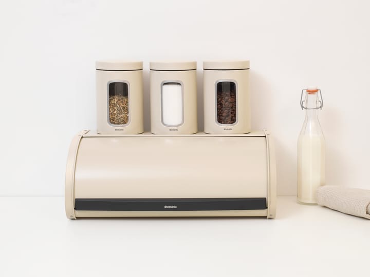 Roll Top brødboks middels, Soft beige Brabantia