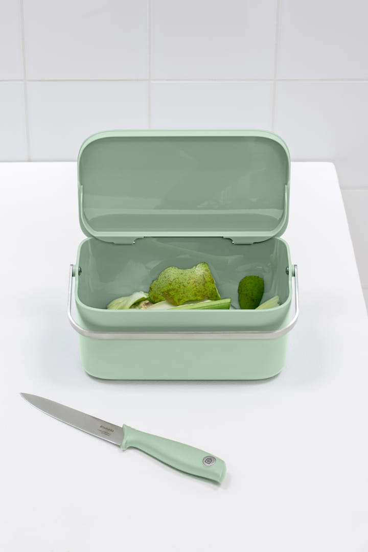 Sinkside matavfallsbøtte 13 x 22 cm, Jade green Brabantia