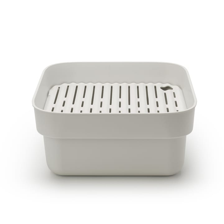 Sinkside oppvaskbalje med tørkebrett 34 x 37 cm, Lysegrå Brabantia
