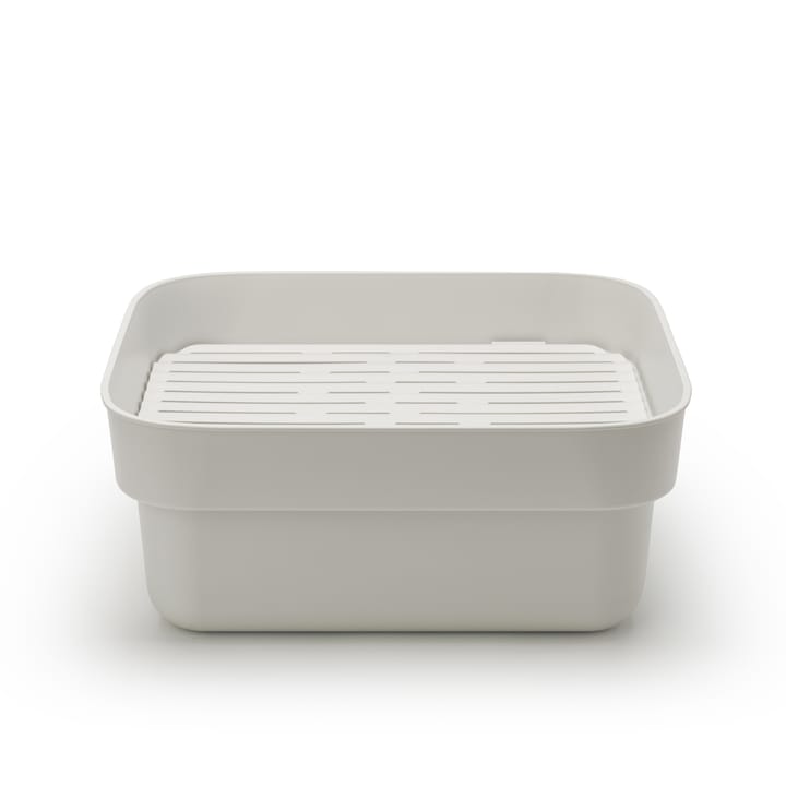 Sinkside oppvaskbalje med tørkebrett 34 x 37 cm, Lysegrå Brabantia