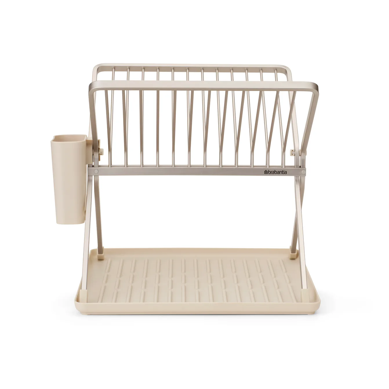Sinkside sammenleggbart oppvaskstativ 37 cm, Soft Beige Brabantia