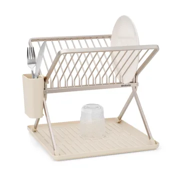 Sinkside sammenleggbart oppvaskstativ 37 cm - Soft Beige - Brabantia