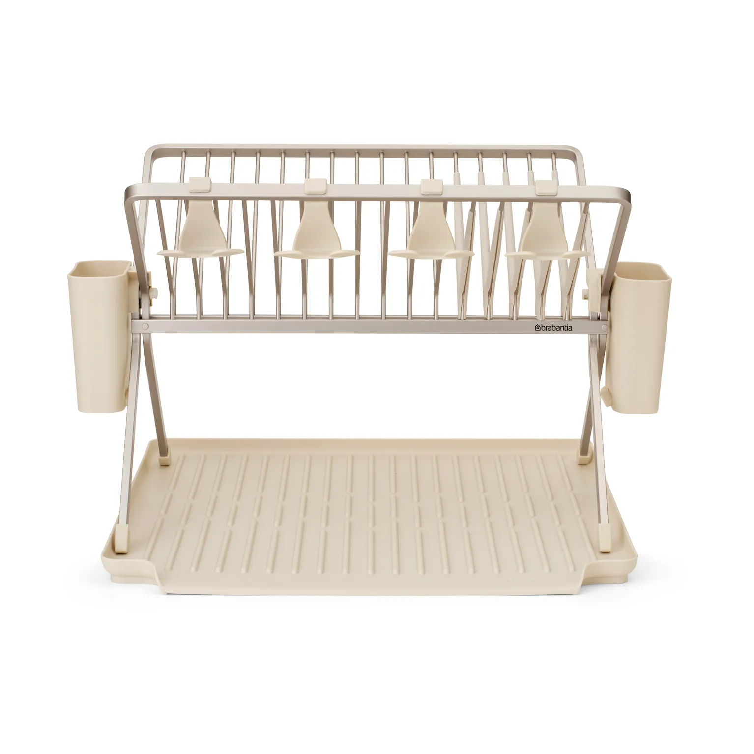 Sinkside sammenleggbart oppvaskstativ 51 cm, Soft Beige Brabantia