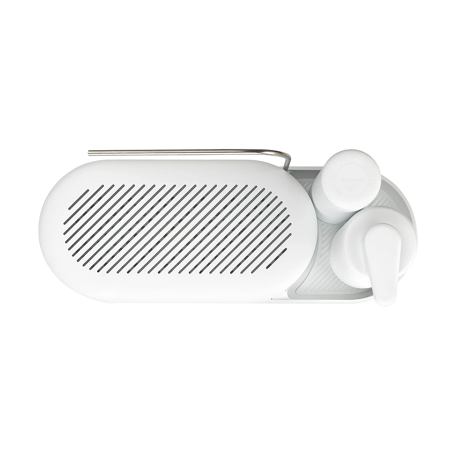 SinkStyle oppvaskorganiserer sett 3 deler, Mineral Fresh White Brabantia