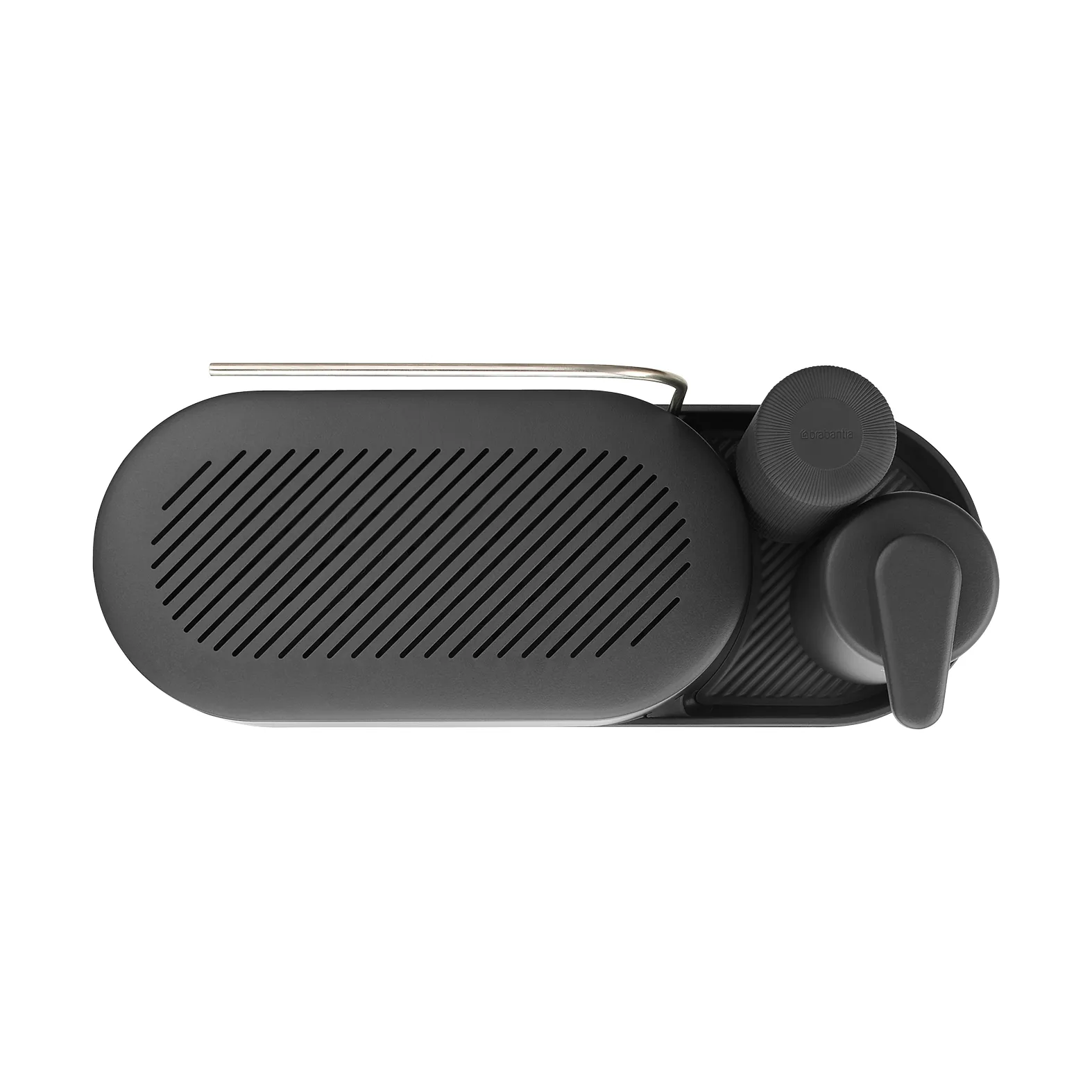 SinkStyle oppvaskorganiserer sett 3 deler, Mineral Infinite Grey Brabantia