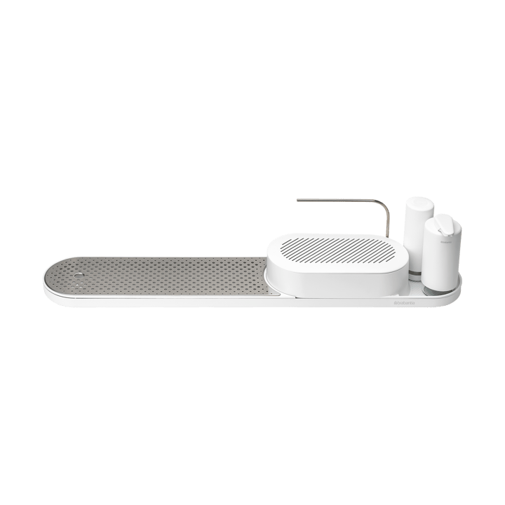 SinkStyle oppvaskorganiserer sett 4 deler - Mineral Fresh White - Brabantia