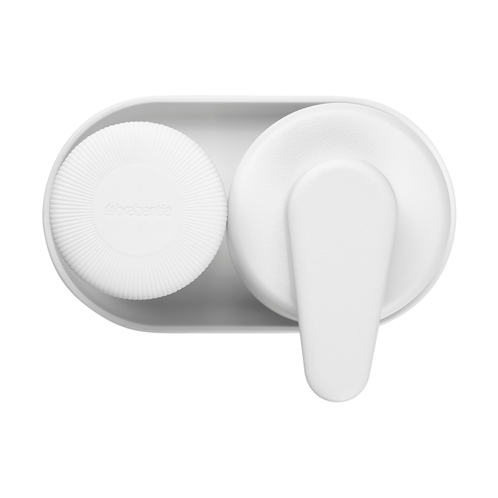 SinkStyle såpepumpe/oppvaskdispenser sett, Mineral Fresh White Brabantia