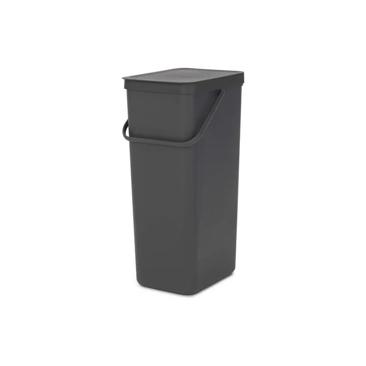 Sort & Go avfallsbøtte 40 L - Grå - Brabantia