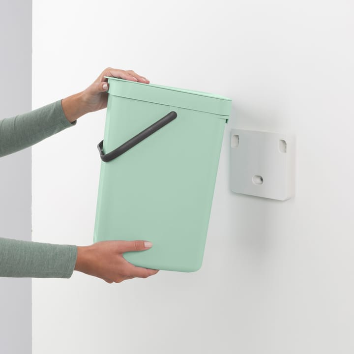 Sort & Go søppelbøtte 12 liter, Jade green Brabantia