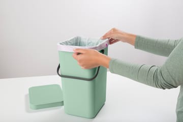 Sort & Go søppelbøtte 12 liter - Jade green - Brabantia