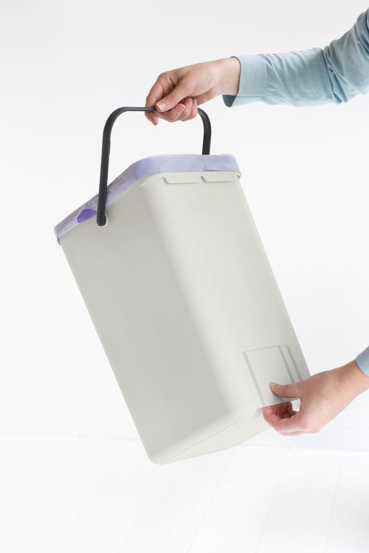 Sort & Go søppelbøtte 12 liter - Lysegrå - Brabantia