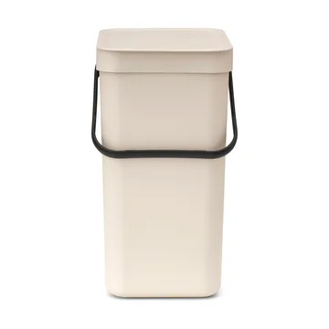 Sort & Go søppelbøtte 12 liter - Soft Beige - Brabantia