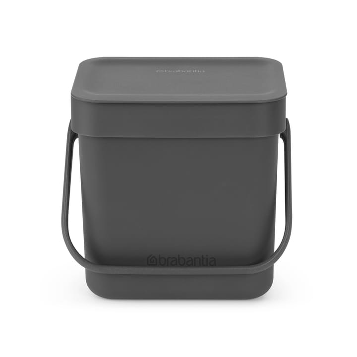 Sort & Go søppelbøtte 3 L - Grå - Brabantia