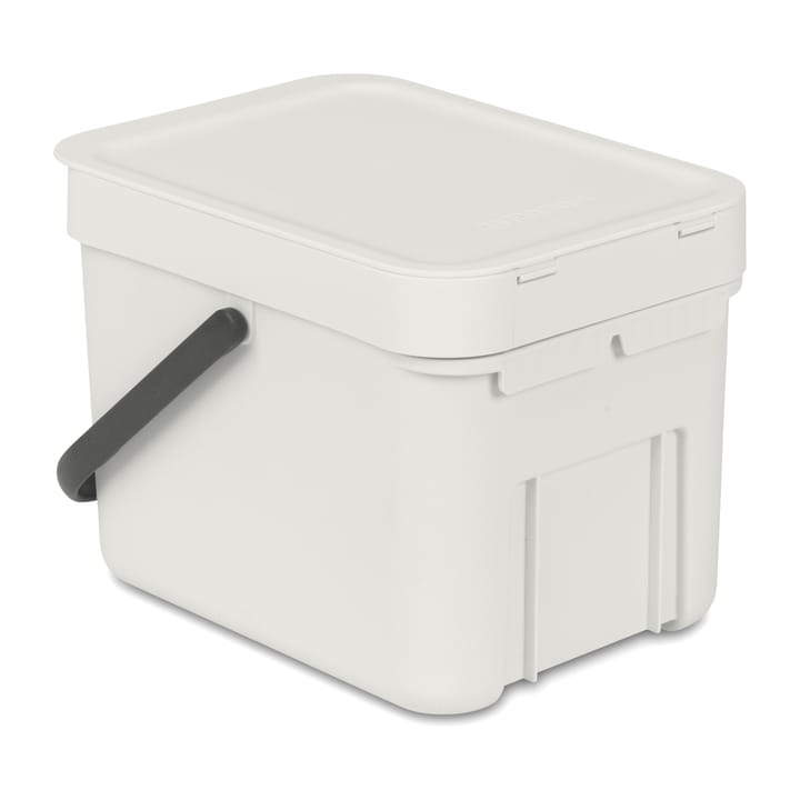 Sort & Go søppelbøtte 6 liter, Lysegrå Brabantia