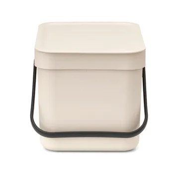 Sort & Go søppelbøtte 6 liter - Soft Beige - Brabantia