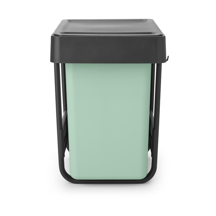 Brabantia Sort&Go Innebygde btter, 2x15 L Mrkegrå | Skandinavisk Design | Kildesortering | Grå