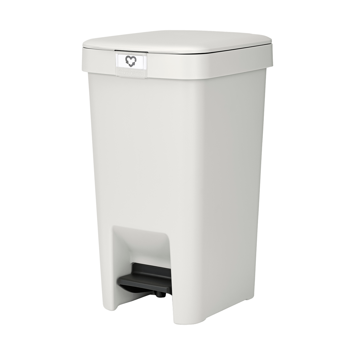 Brabantia StepUp pedalbtte 10 l Lysegrå | Skandinavisk Design | Pedalbøtter | Grå