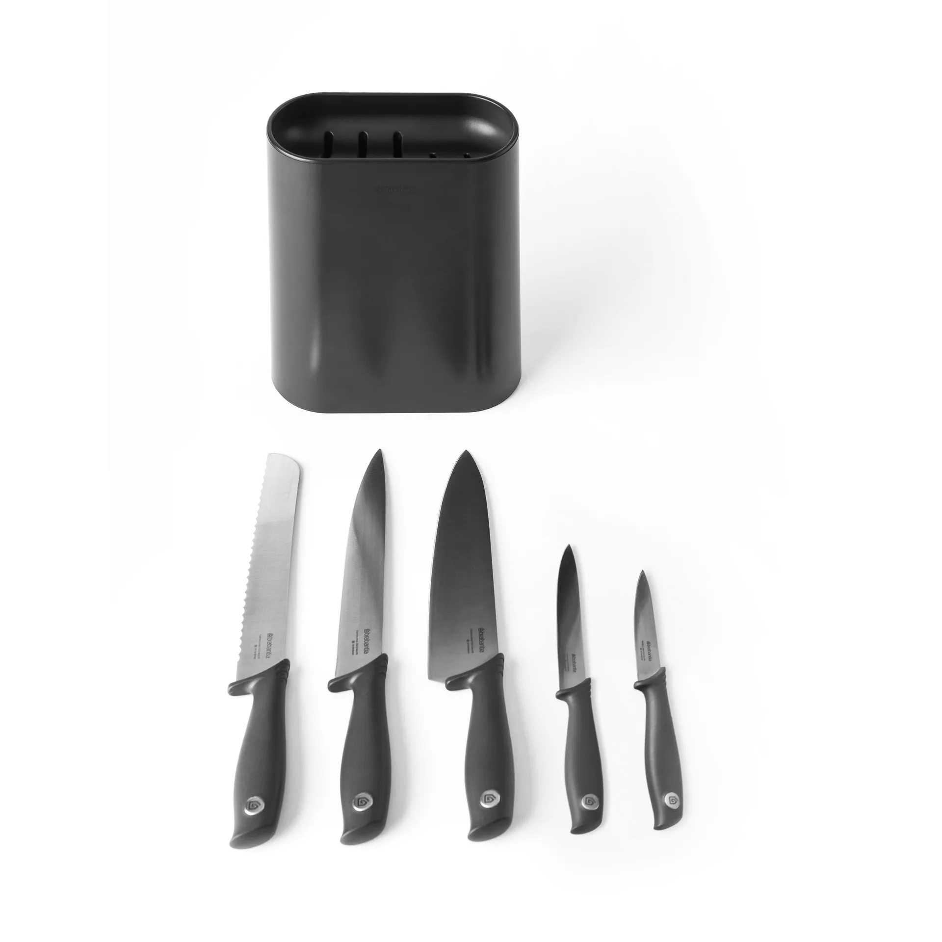 Brabantia Tasty Knivblokk st&aring;ende 5 kniver