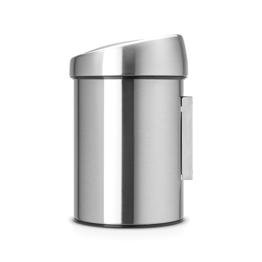 Brabantia TOUCH BIN, 3 l, Rund, Stål, Stål, Belgia, 18 cm
